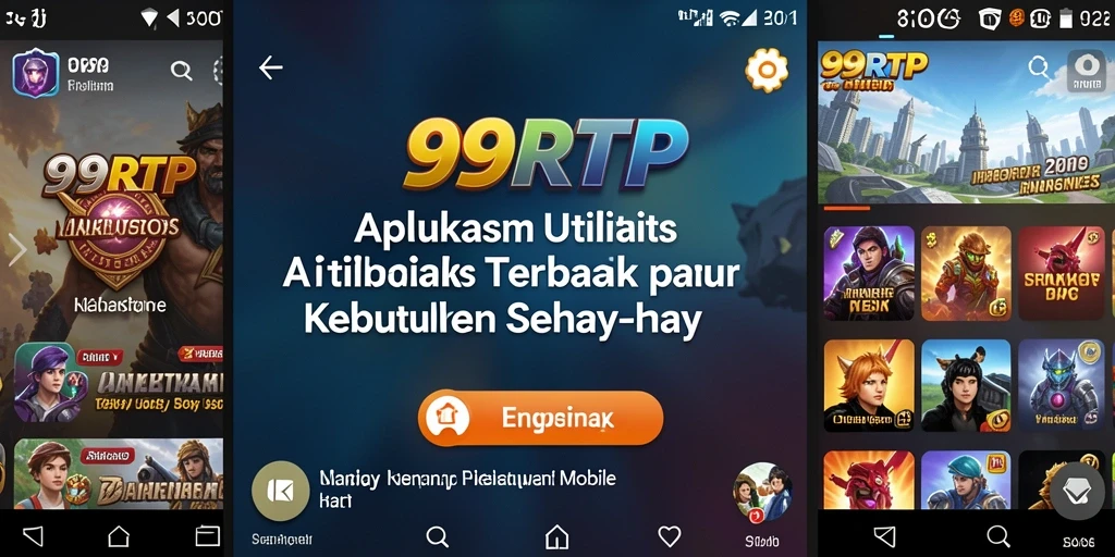 Tampilan antarmuka aplikasi 99RTP yang user-friendly dan fungsional.