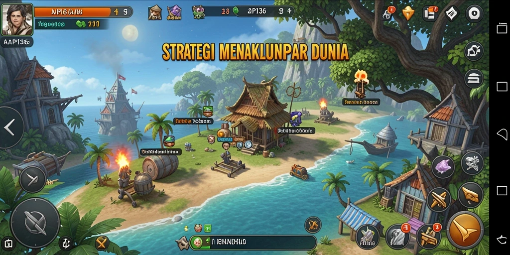 Tampilan gameplay menarik dari API36 dengan strategi SLG.