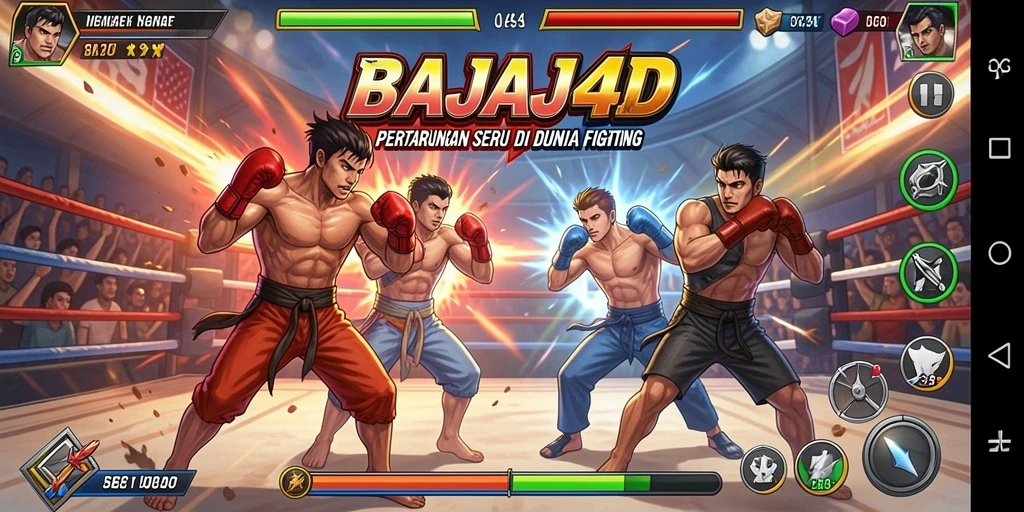 Tampilan gameplay seru dalam BAJAJ4D dengan pertarungan yang mendebarkan.