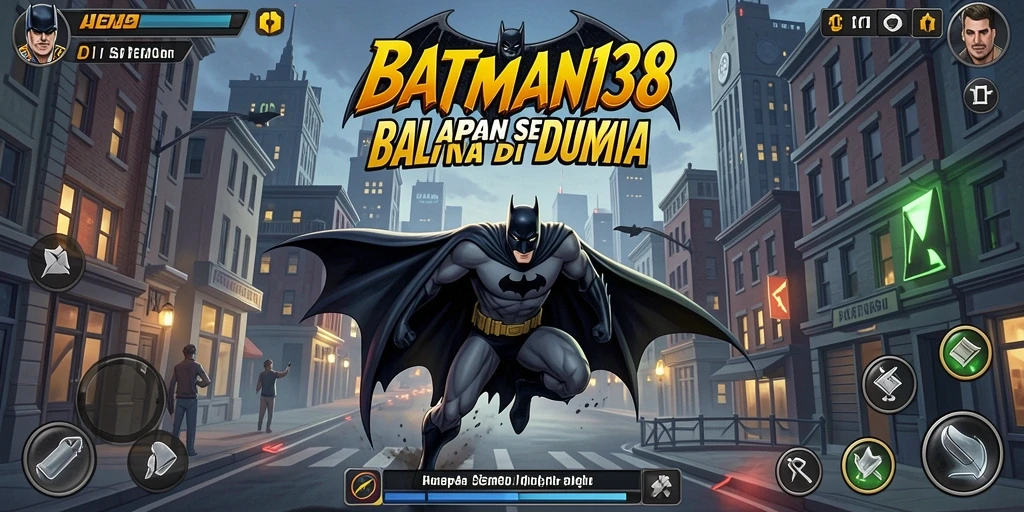 Screenshot gameplay BATMAN138 dengan balapan yang mendebarkan.
