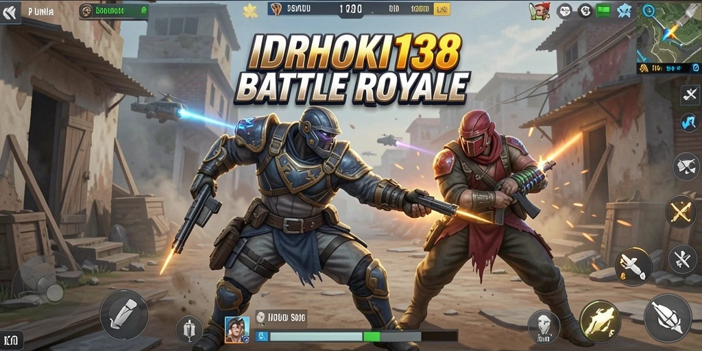 Tampilan gameplay menegangkan di IDRHOKI138 dengan aksi pertempuran yang dramatis.
