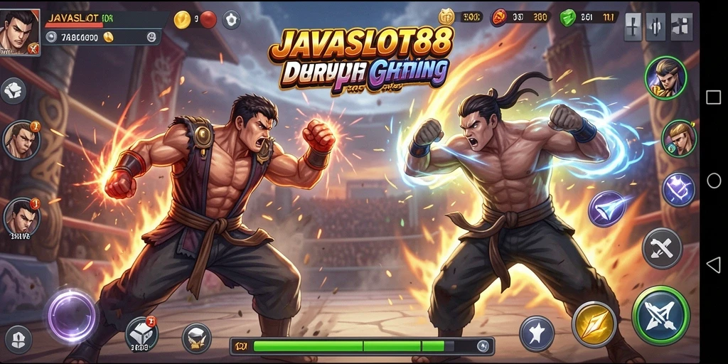 Screenshot utama dari gameplay Fighting yang menegangkan di JAVASLOT88.