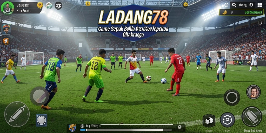 Tampilan gameplay seru dalam LADANG78, menikmati setiap aksi di lapangan.