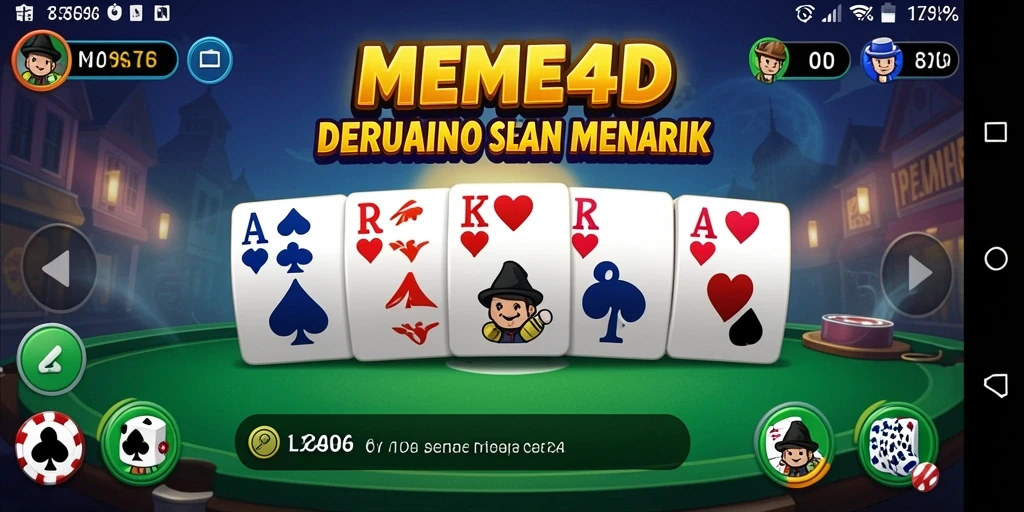Tampilan permainan domino yang seru dan interaktif.
