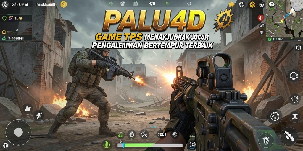 Screenshot gameplay PALU4D menampilkan aksi pertempuran yang seru.