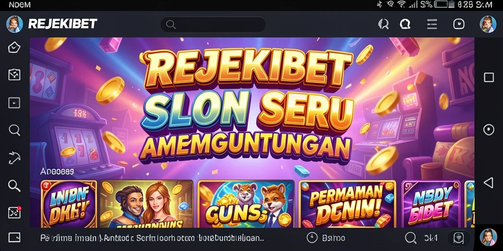 Tampilan seru dari gameplay REJEKIBET yang mengasyikkan.